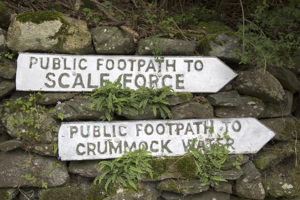 Public Footpath Sign, Buttermere, Lake District