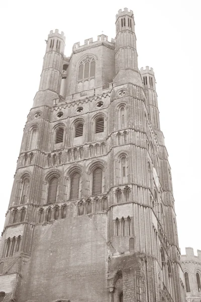 Katedra w wieży Kościoła, Ely; Cambridgeshire; Anglii; Wielka Brytania — Zdjęcie stockowe