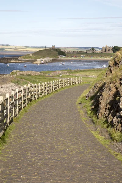 Footpath on Holy; Island; England — Stock Photo, Image