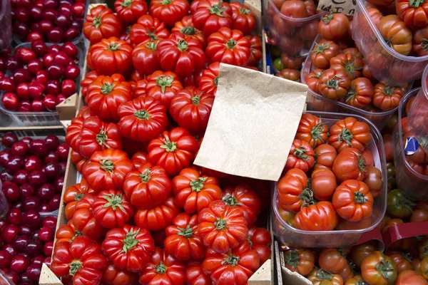 Fond de tomate rouge — Photo