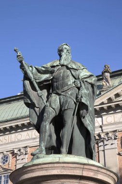 Gustavo Erici Statue; Riddarhuset - Riddarhustorget Palace; Stoc