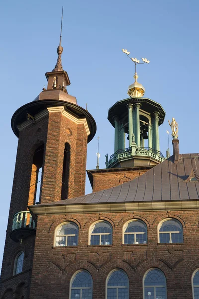Câmara Municipal - Stadshuset, Estocolmo; Suécia — Fotografia de Stock