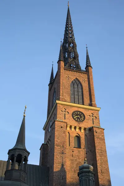 Tower of Riddarholmen Church; Stockholm; Sweden — Stock Photo, Image