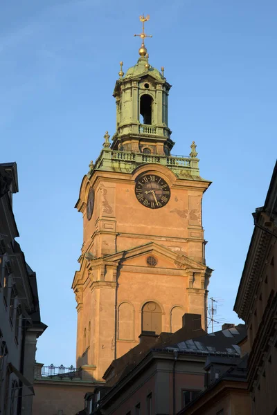 Tour de l'église Storkyrkan ; île Gamla Stan, Stockholm — Photo