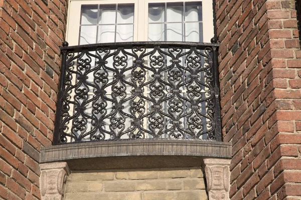 Ventana en el Ayuntamiento - Stadshuset; Estocolmo — Foto de Stock