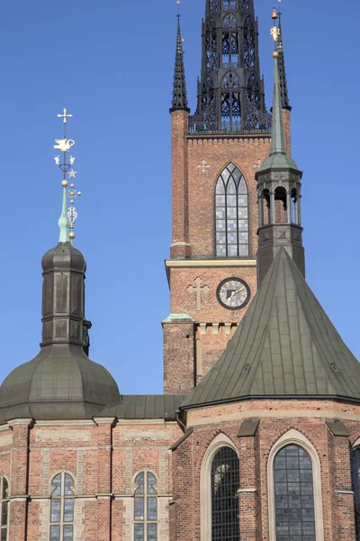 Riddarholmskyrkan Church; Riddarholmen Island; Stockholm — Stock Photo, Image