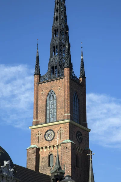 Chiesa di Riddarholmskyrkan; Riddarholmen Island; Stoccolma — Foto Stock