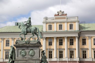Gustav Ii Adolf heykeli Archeveque tarafından; Stockholm