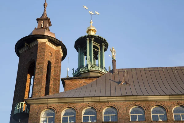 Torre en el Ayuntamiento - Stadshuset; Estocolmo —  Fotos de Stock