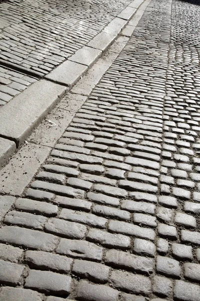 Cobblestones na Cidade Velha Gamla Stan; Estocolmo — Fotografia de Stock