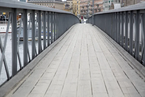 Most Skeppsholm - Skeppsholmsbron; Stockholm — Zdjęcie stockowe