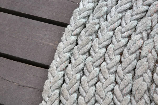 Синій гарячекатаний мотузку — стокове фото