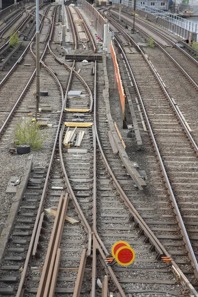 Ferrocarril, Puente Central; Estocolmo —  Fotos de Stock