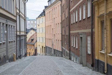 Empty Street in Stockholm clipart