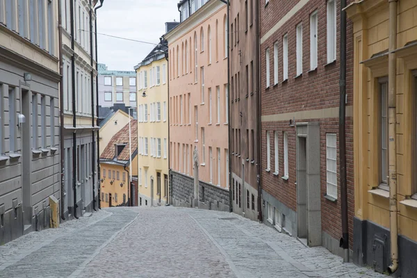 Пустые улицы Стокгольма — стоковое фото