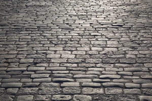 Cobblestone Pavement and Street, Estocolmo — Fotografia de Stock