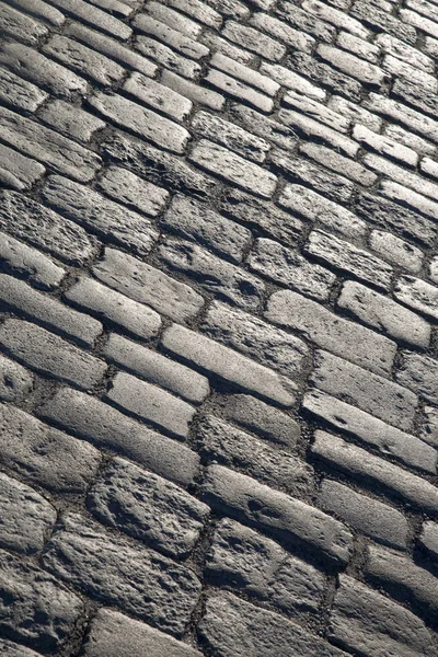 Cobblestone Pavement and Street, Estocolmo, Suécia — Fotografia de Stock