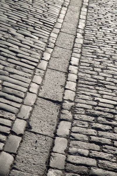 石畳の通り、ストックホルム、スウェーデン — ストック写真