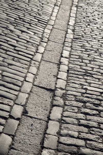 Cobblestone Street a Stoccolma, Svezia — Foto Stock