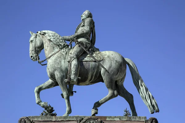 Estátua de Gustav II Adolf; Estocolmo — Fotografia de Stock