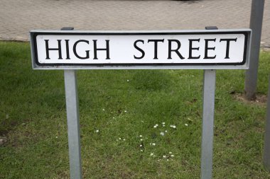 High Street işaret, İngiltere