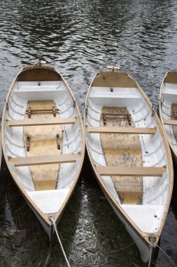 Kürekli tekneler nehrinde, Stratford Upon Avon, İngiltere