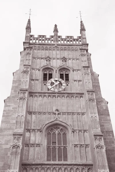 伊夫舍姆的钟塔，伍斯特郡，英格兰，英国 — 图库照片