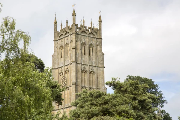 Torre de la iglesia de St James, Chipping Campden, Cotswolds —  Fotos de Stock