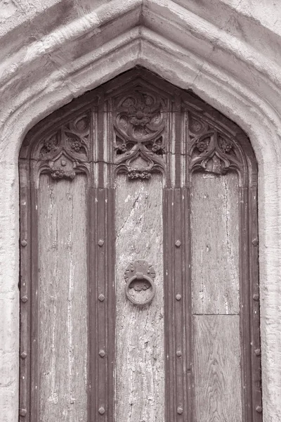 Deur, Holy Trinity Church; Stratford Upon Avon; Engeland — Stockfoto
