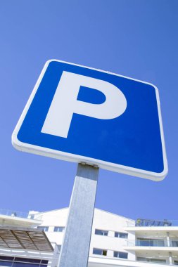 Otopark işareti mavi