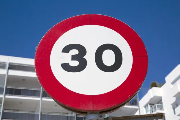 Thirty Speed Limit — Stock Photo, Image