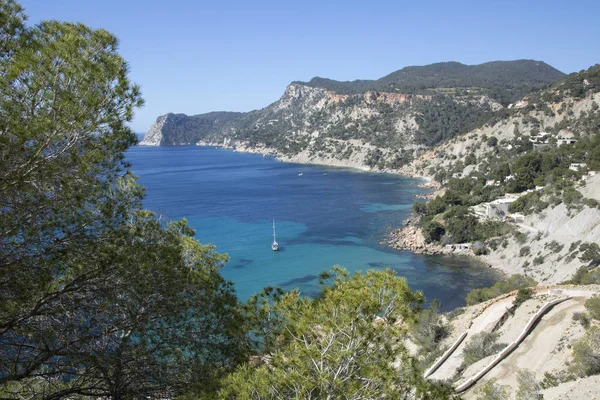 Blick aus den Kuben; ibiza — Stockfoto