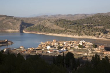 Nuevalos, Aragon, İspanya manzara