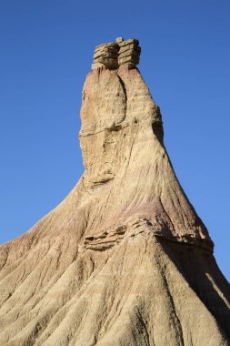 Bardenas Reales Park zirve; Navarre