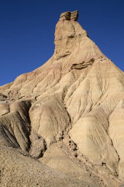 Bardenas Reales Park zirve; Navarre