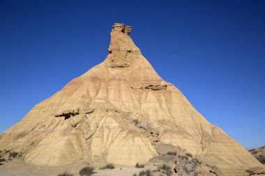 Bardenas Reales Park zirve; Navarre