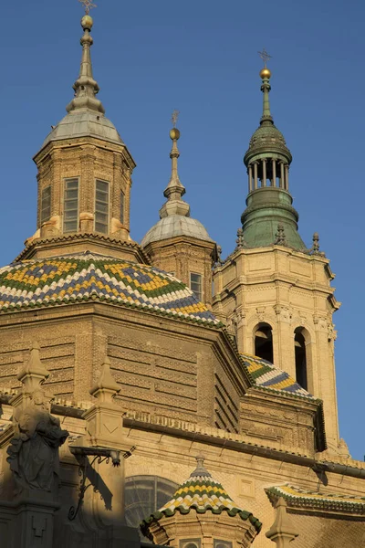 Pilar basiliek kathedraal; Saragossa — Stockfoto