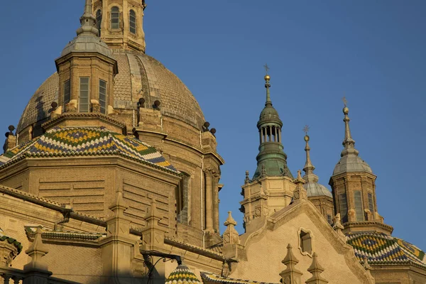 Pilar Basilika Kathedrale Kirche; Saragossa — Stockfoto