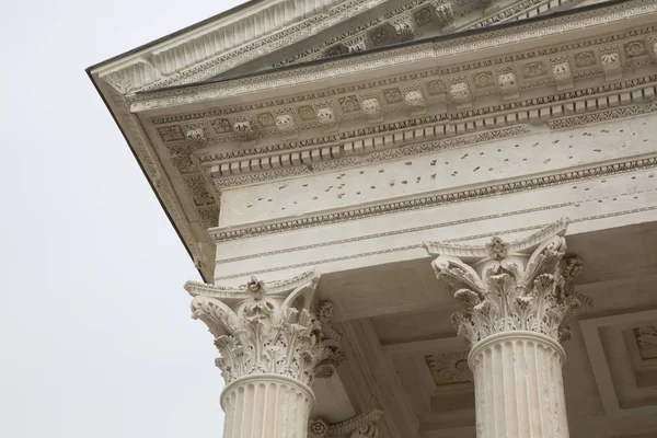 Maison Carree Tempio Romano, Nimes — Foto Stock