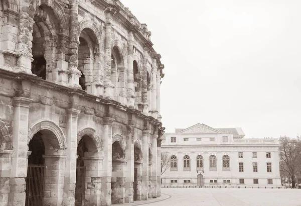 Římský amfiteátr, Nimes, Francie — Stock fotografie