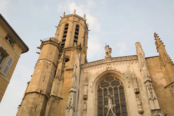 Cathedral Tower, Aix-en-Provence; Francia —  Fotos de Stock