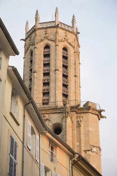 Cathedral Tower, Aix-en-Provence; França — Fotografia de Stock