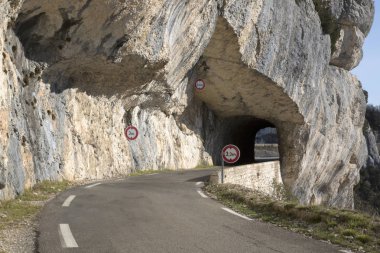 Gorges de la Nesque Canyon Road in Provence, France