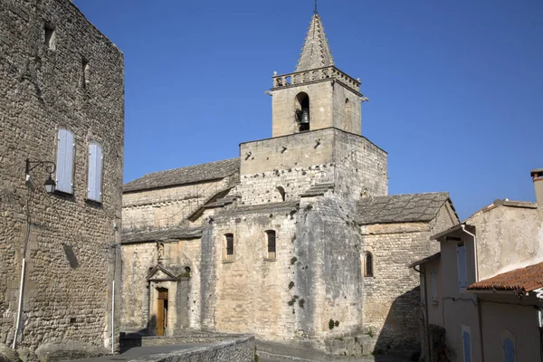 Chiesa Venasque, Luberon; Provenza — Foto Stock