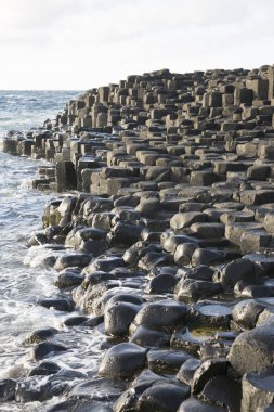 Devler Causeway; County Antrim; Kuzey İrlanda