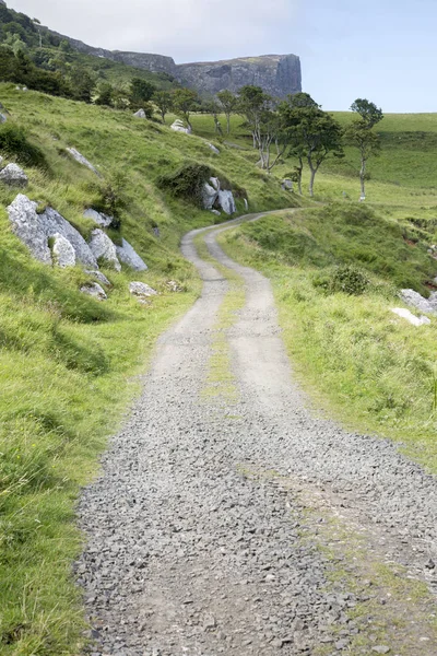 Road down to Slavers Bay, Murlough Beach; County Antrim — Stock Photo, Image