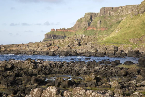 Grobla Olbrzyma; Hrabstwo Antrim; Irlandia Północna — Zdjęcie stockowe