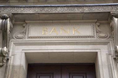 Banka işareti closeup