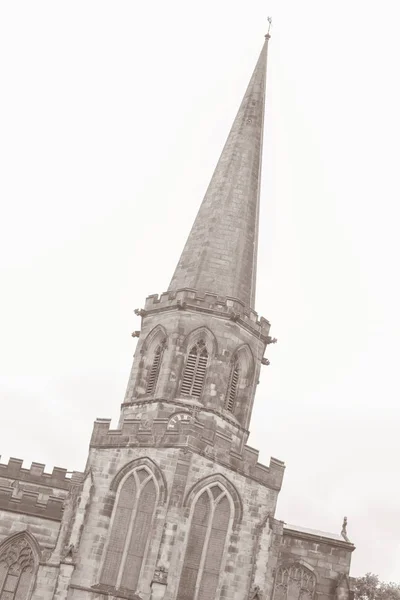 Kostel všech svatých, Bakewell; Peak District — Stock fotografie
