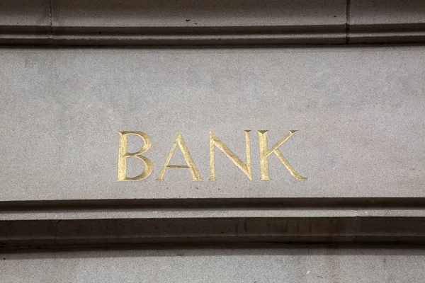 Banka işareti closeup